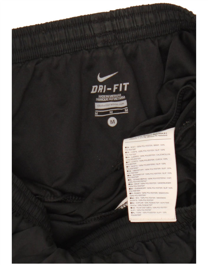 Pantaloni scurți sport Nike Dri Fit pentru femei UK 14 Poliester mediu negru