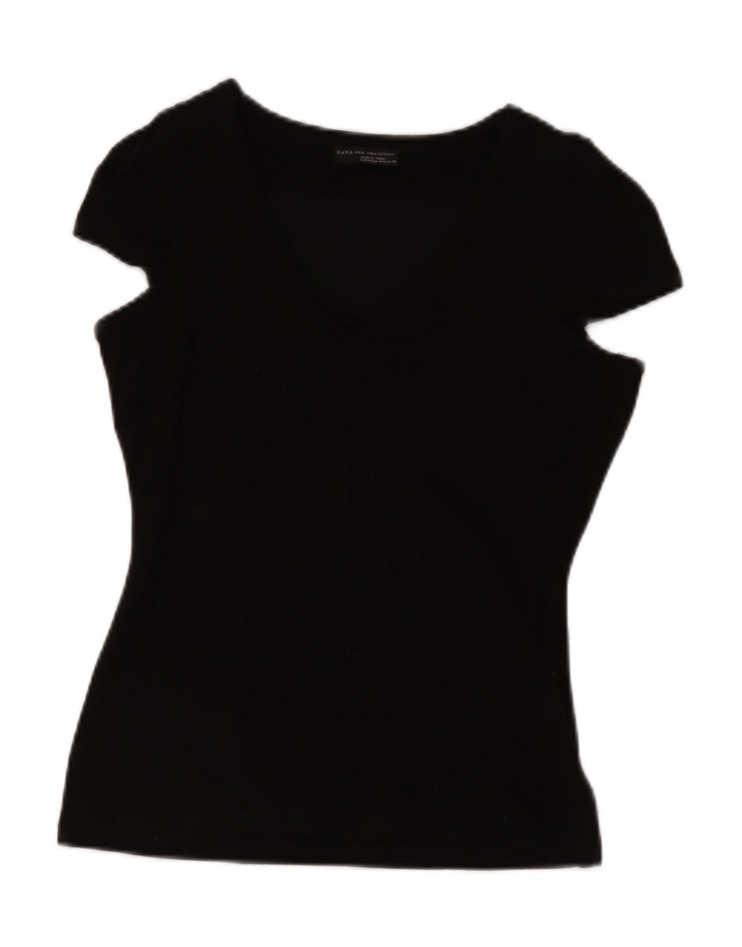 Bluză pentru femei ZARA UK 12 Medium Black Viscose