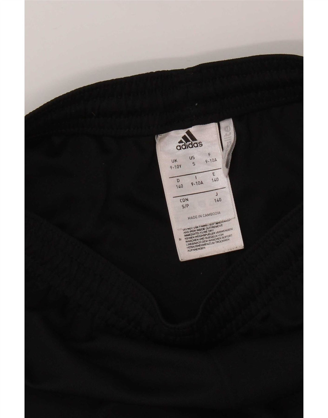 Pantaloni scurți sport adidas Climalite pentru băieți 9-10 ani poliester negru
