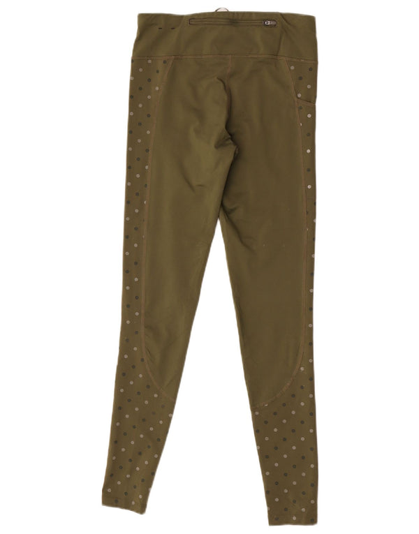 Leggings Nike Dri Fit pentru femei UK 4 XS Kaki Poliester cu buline