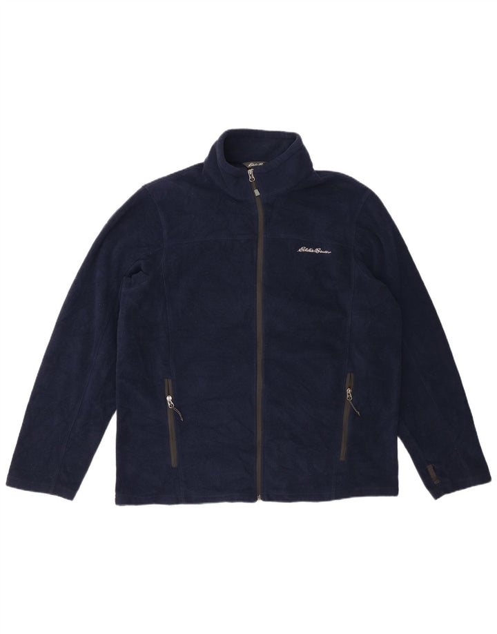 Jachetă fleece pentru bărbați Eddie Bauer UK 40 mare poliester bleumarin