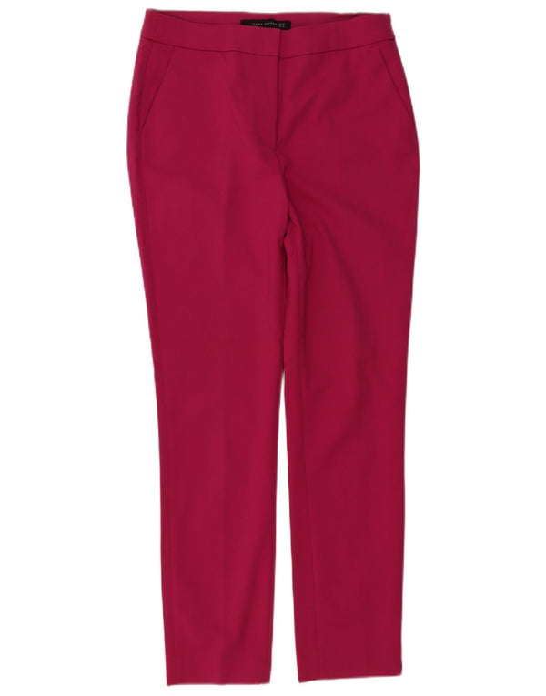 Pantaloni chino slim pentru femei Zara EU 38 Mici L28 L28 Roz