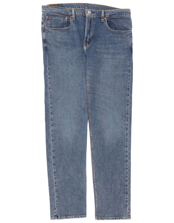 Blugi conici pentru bărbați Levi's 502 W34 L34 Bumbac albastru
