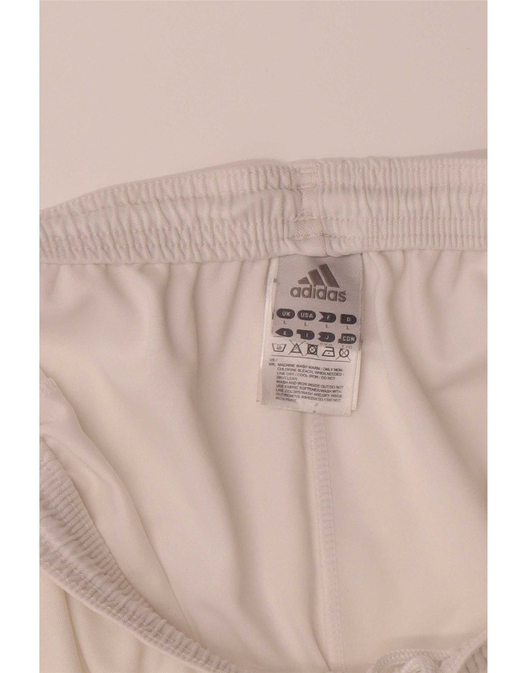 Pantaloni scurți sport pentru bărbați Adidas Climalite Graphic, mari, alb, din poliester