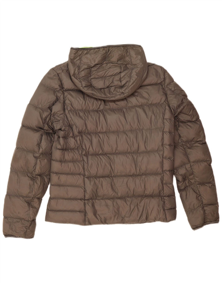 Jachetă căptușită cu glugă Fred Perry pentru bărbați UK 36 Small Gri