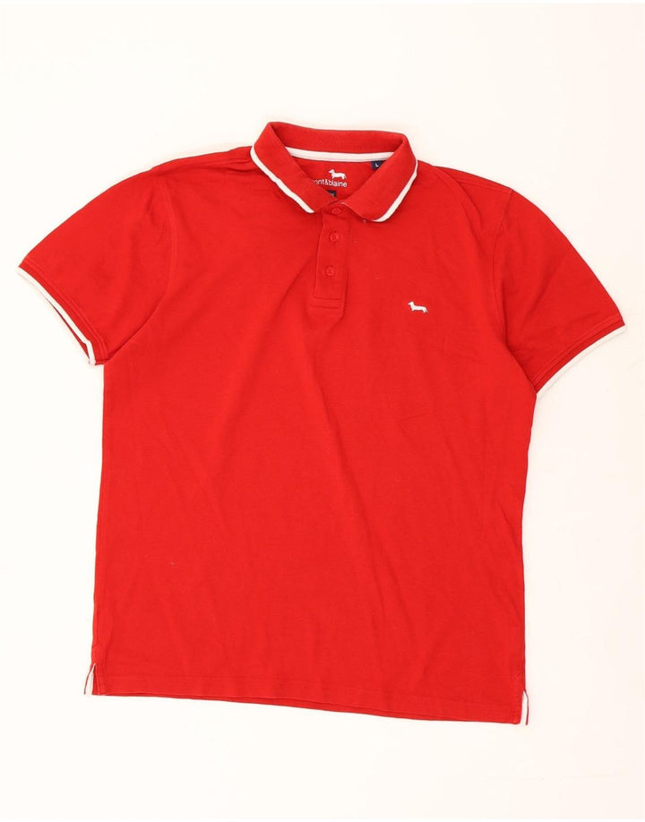 HARMONT & BLAINE Cămașă polo pentru bărbați, roșu, mare