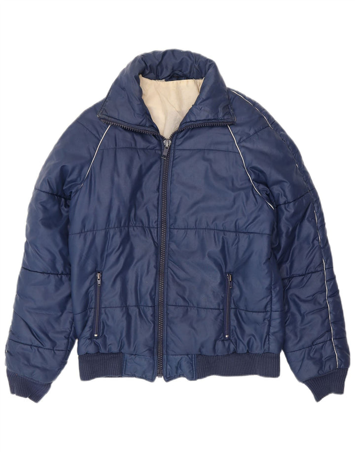 Jachetă de vânt pentru bărbați VINTAGE UK 38 Poliester mediu albastru bleumarin