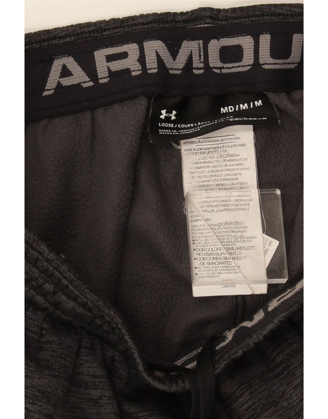 Pantaloni de trening Under Armour Cold Gear pentru bărbați, gri mediu pete