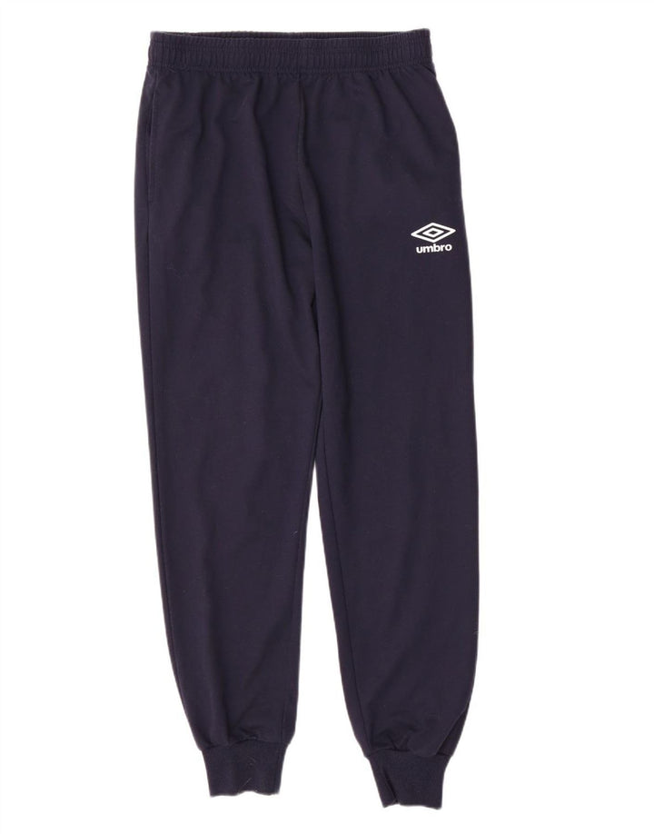 Pantaloni de trening pentru bărbați Umbro Pantaloni de jogging mari poliester bleumarin