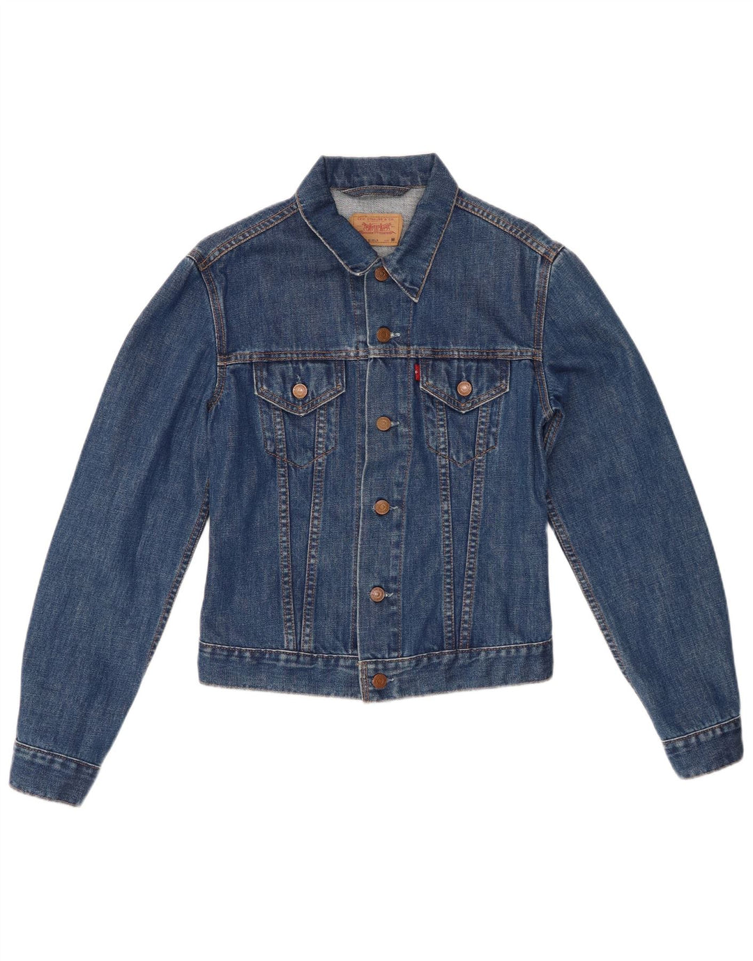 Jacheta Fete LEVI'S Denim 10-11 Ani Bumbac Albastru Mediu