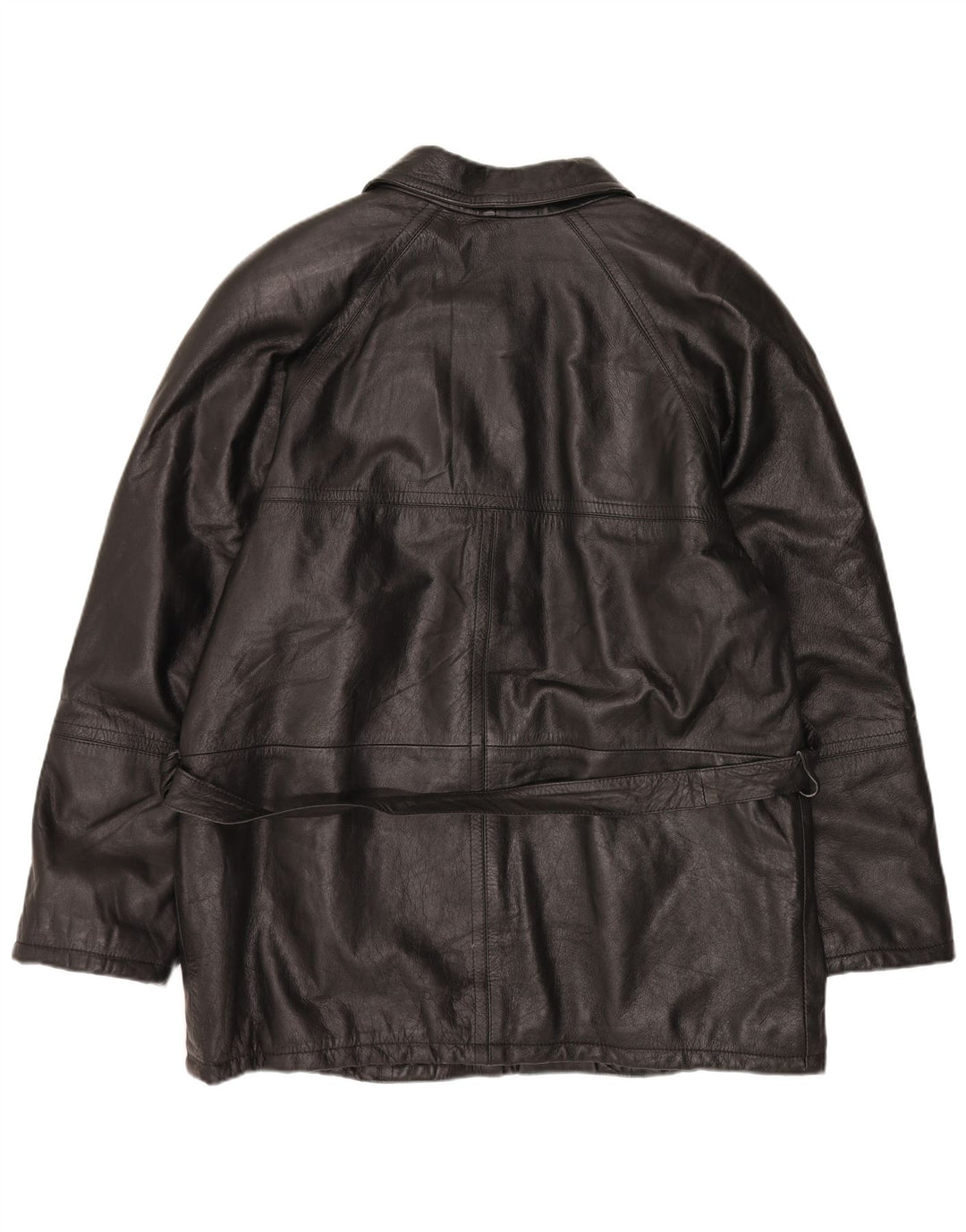 VINTAGE Mens Bomber Jacket IT 54 2XL Black Viscose