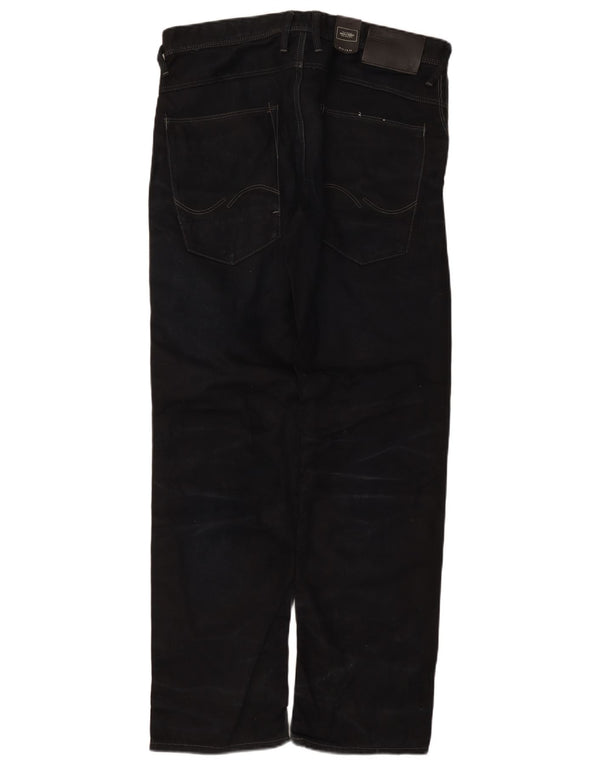 Blugi drepți pentru bărbați Jack & Jones L34 L34 Bumbac bleumarin