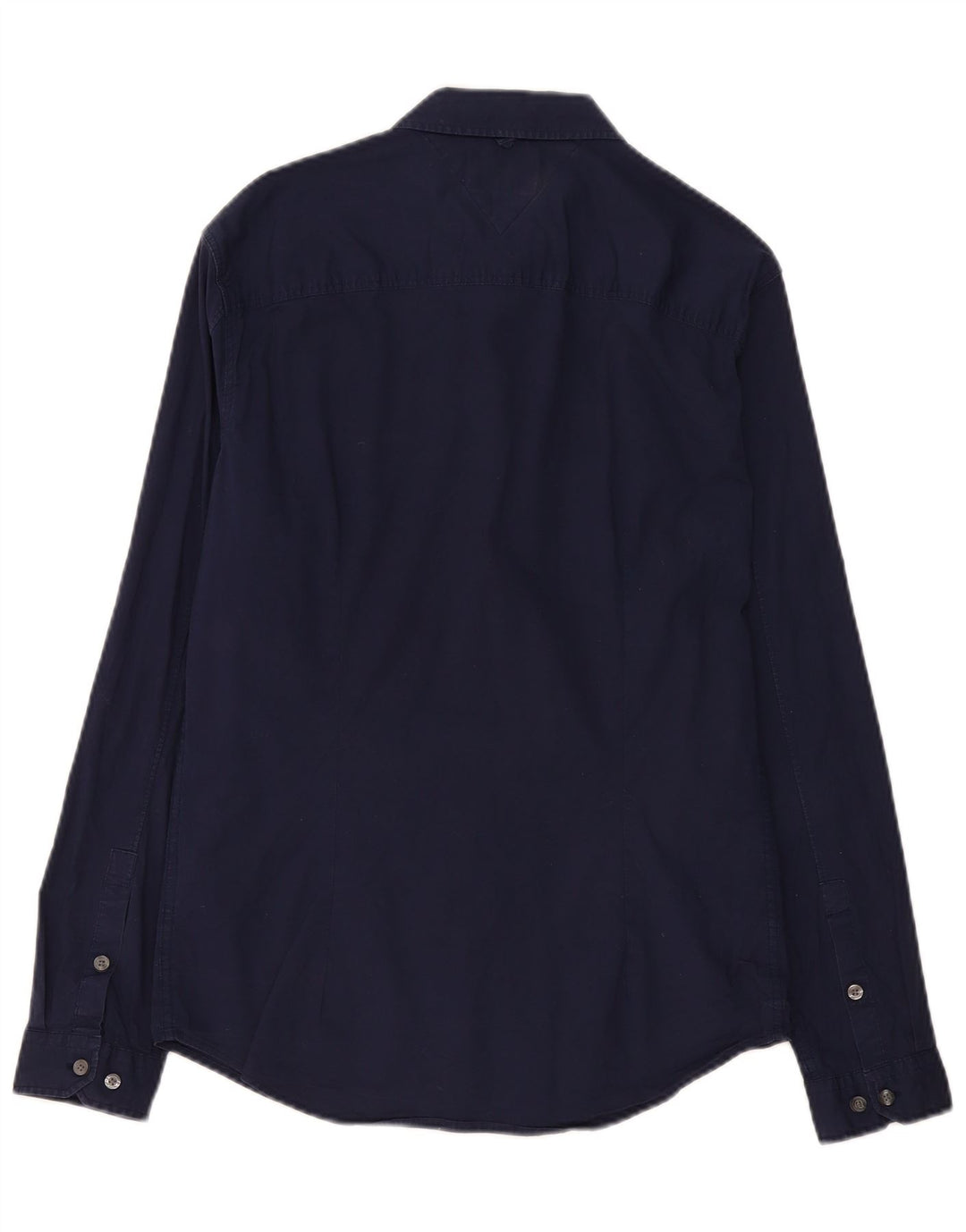 Cămașă pentru bărbați Tommy Hilfiger Slim Fit Bumbac mediu albastru bleumarin