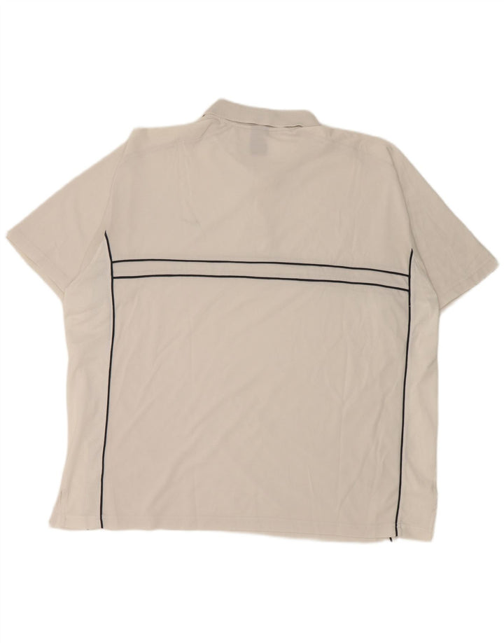 Tricou polo pentru bărbați Nike 2XL cu dungi albe