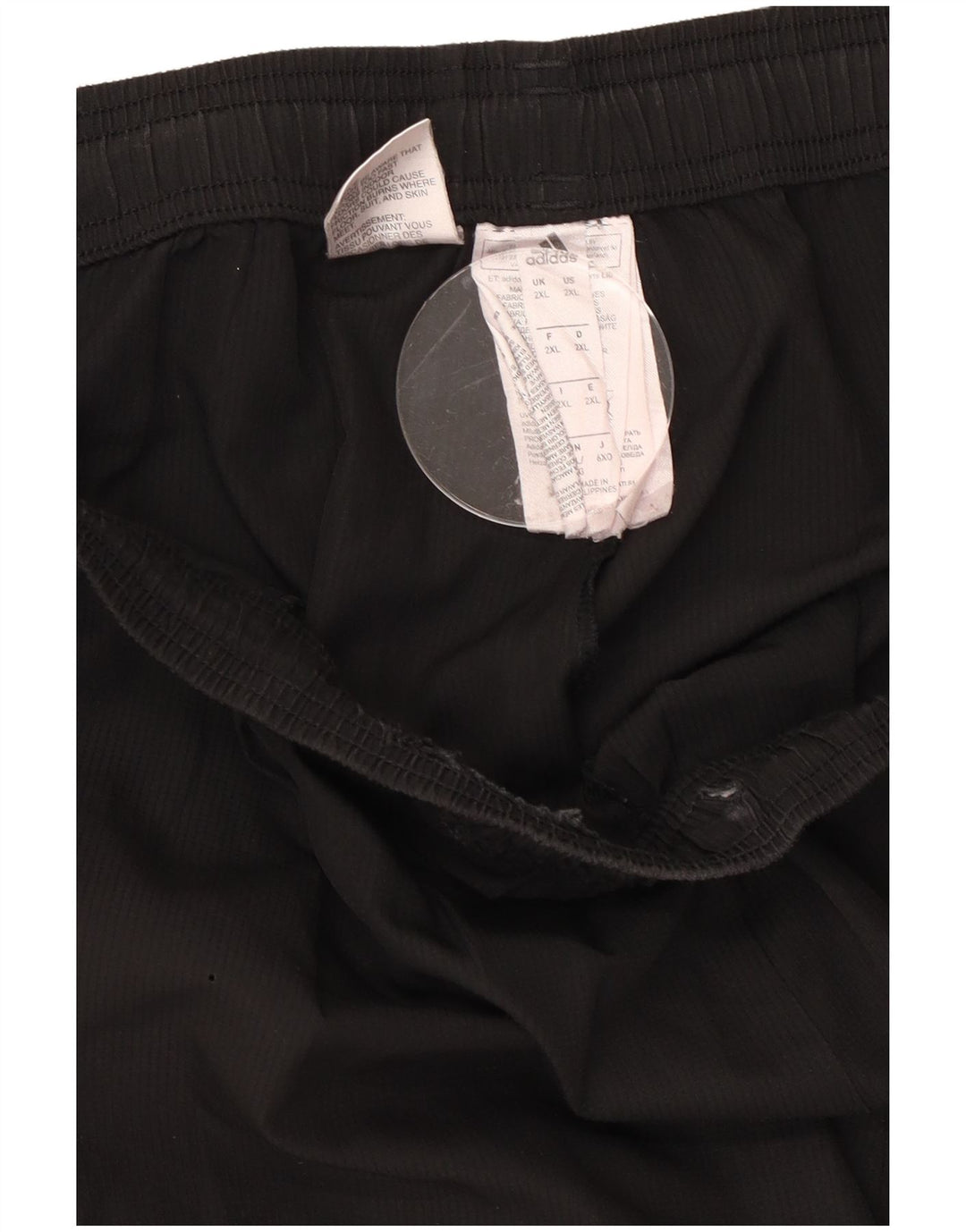 Pantaloni de trening Adidas Climalite pentru bărbați 2XL, poliester negru
