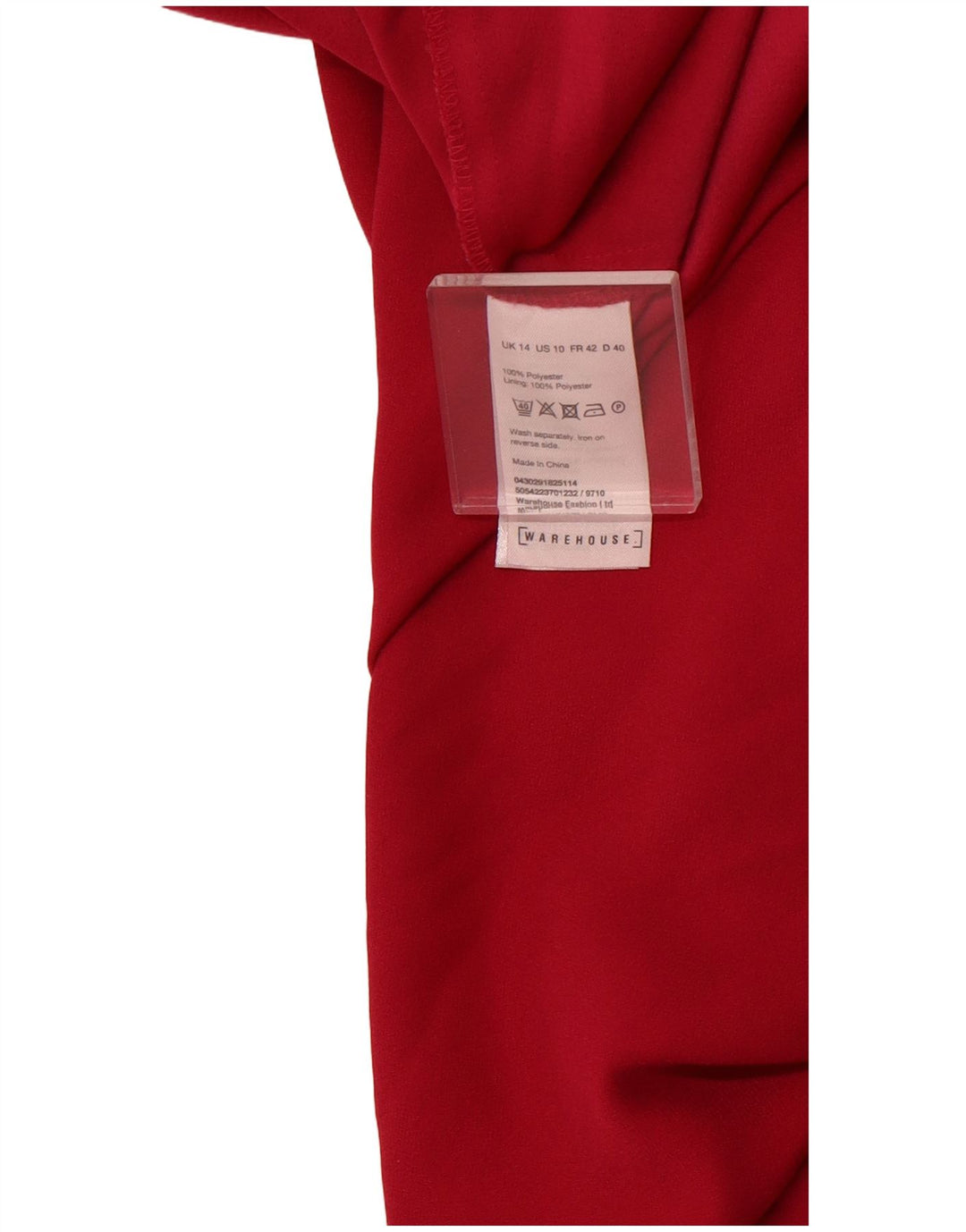 Salopetă fără mâneci pentru femei WAREHOUSE UK 14 Poliester roz mediu