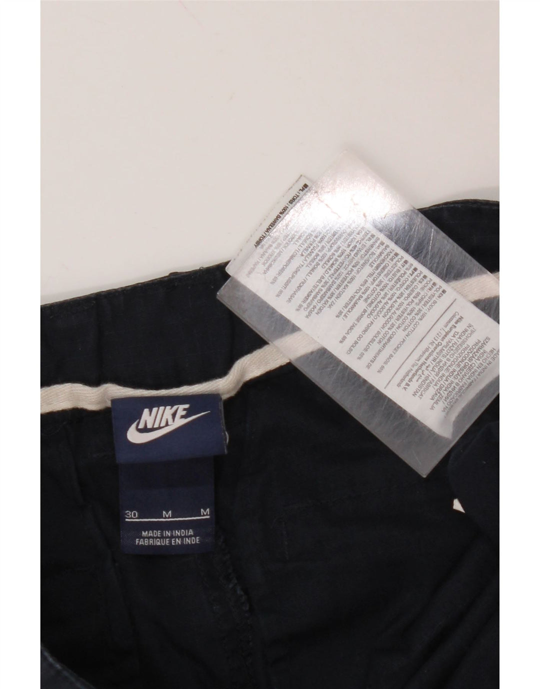Pantaloni scurți cargo NIKE pentru bărbați W30, bumbac, albastru bleumarin mediu