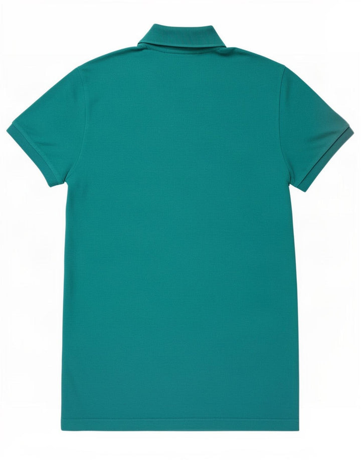 Tricou polo Lacoste pentru bărbați mărimea 4 bumbac turcoaz mediu