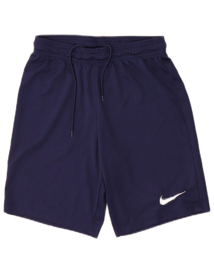 Pantaloni scurți sport Nike Dri Fit pentru bărbați, poliester mici, albastru