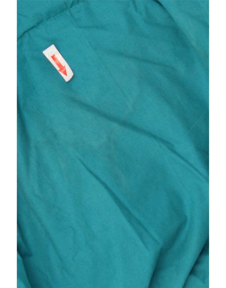 Jachetă căptușită vintage pentru bărbați UK 42 XL, albastru, poliester color bloc
