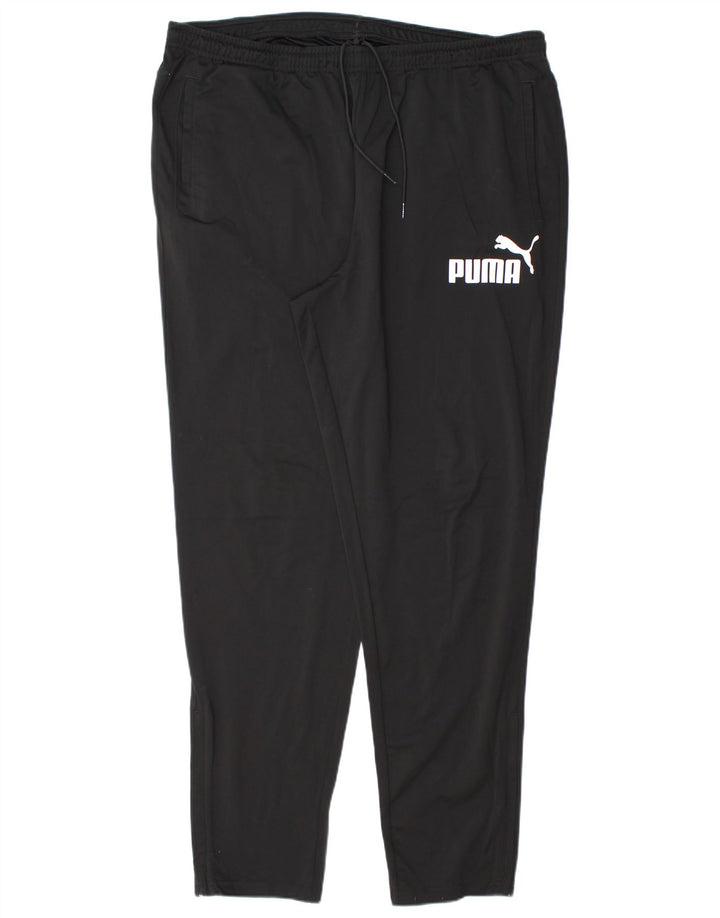 PUMA Mens Graphic Tracksuit Trousers 2XL  Black
