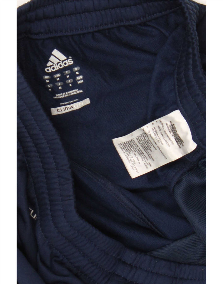 Pantaloni de trening Adidas Climalite pentru bărbați, poliester mediu bleumarin