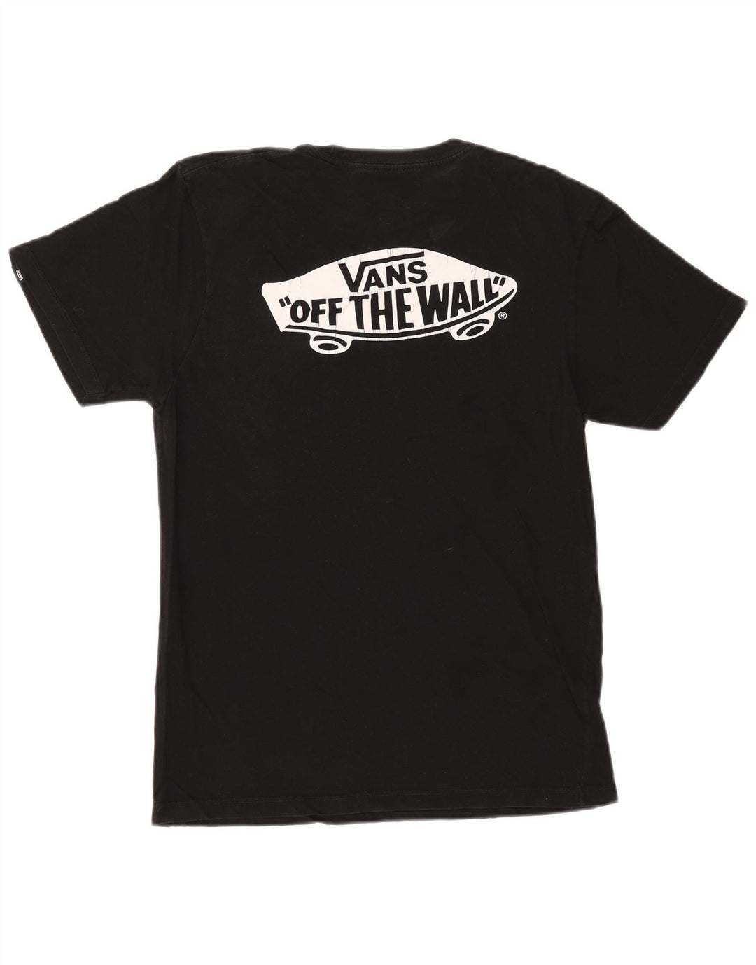 Tricou grafic personalizat VANS pentru bărbați Top, bumbac mediu negru
