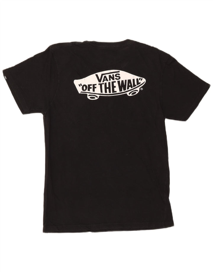Tricou grafic personalizat VANS pentru bărbați Top, bumbac mediu negru