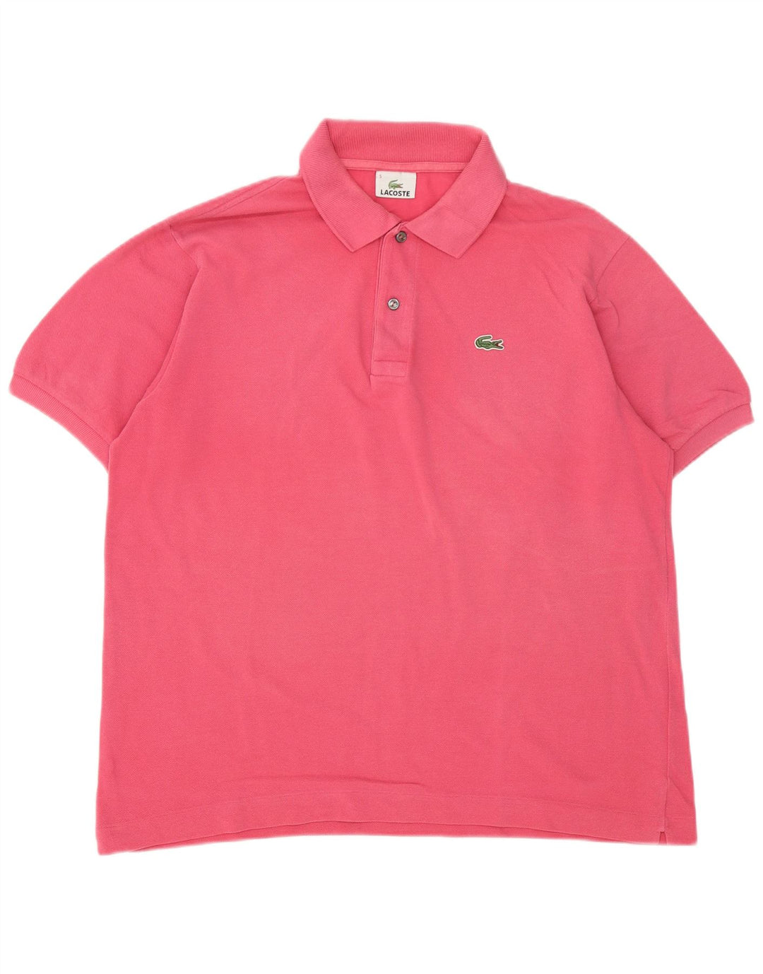 Tricou polo Lacoste pentru bărbați mărimea 5 mare bumbac roz