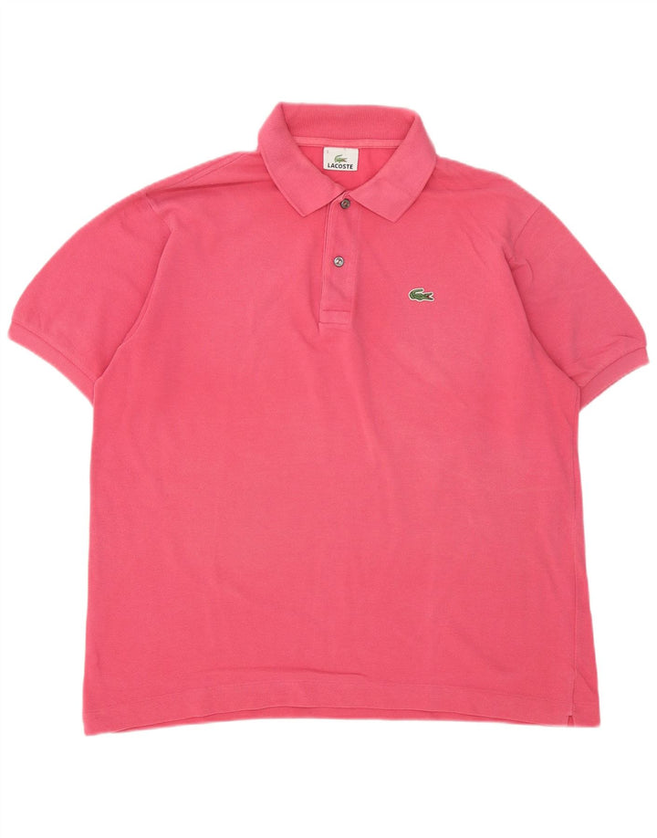 Tricou polo Lacoste pentru bărbați mărimea 5 mare bumbac roz