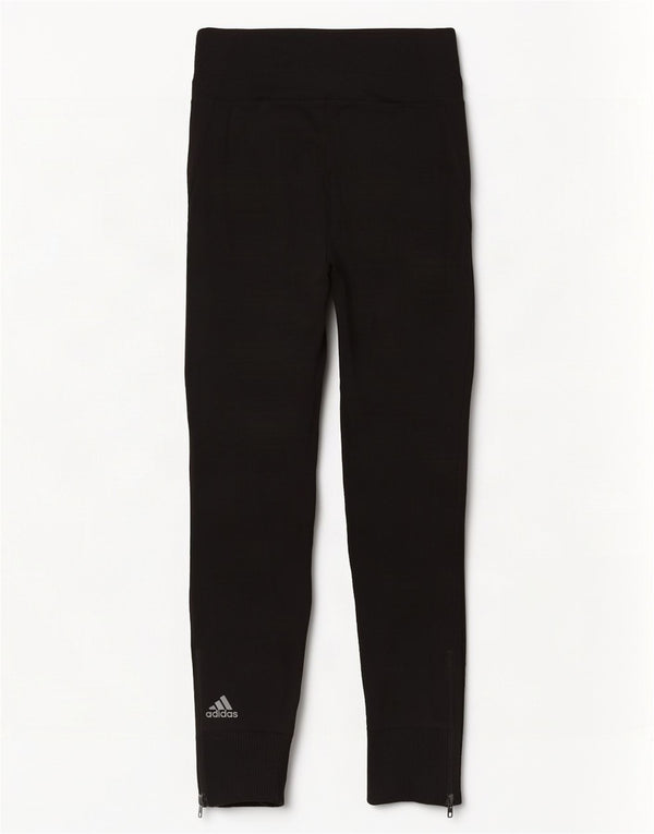 Pantaloni de trening Adidas pentru femei UK 8/10 Small Black Rayon