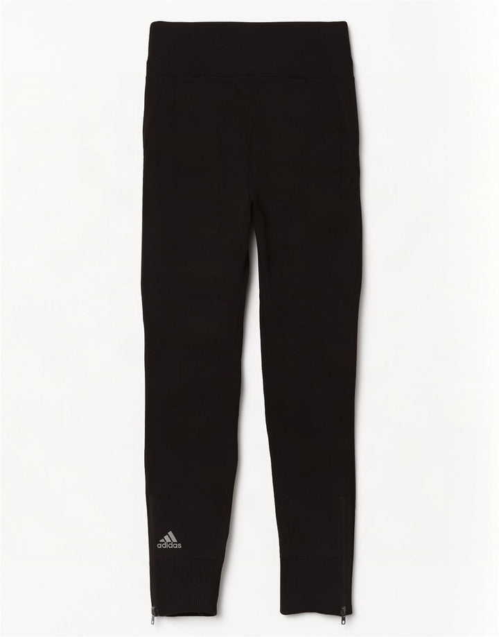 Pantaloni de trening Adidas pentru femei UK 8/10 Small Black Rayon