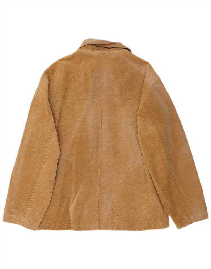 Jachetă pentru bărbați LERROS UK 42 XL, piele bej