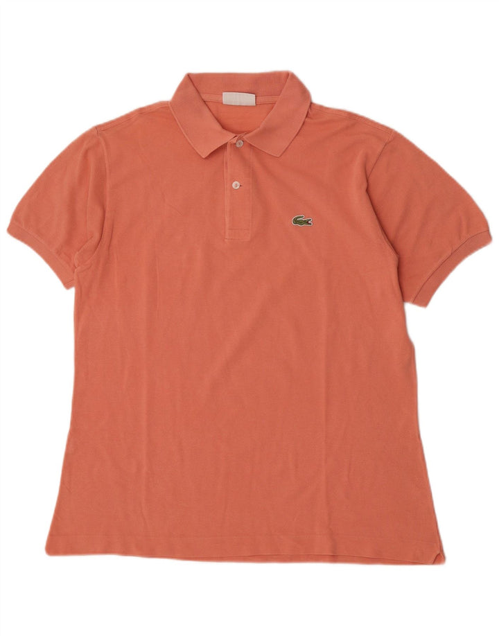 Tricou polo Lacoste pentru bărbați, mărimea 4, bumbac roz mediu
