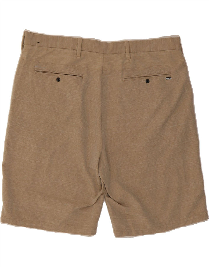 HURLEY Mens Chino Shorts W38 XL Beige Polyester Vintage Hurley and Second-Hand Hurley from Messina Hembry 