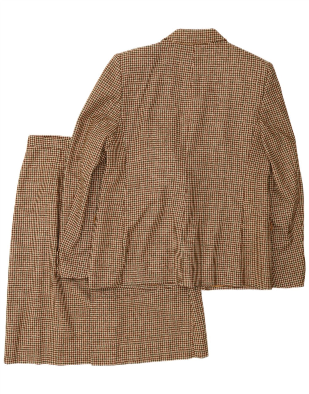 Set fuste vintage pentru femei din 2 nasturi IT 48 XL maro picior de gală