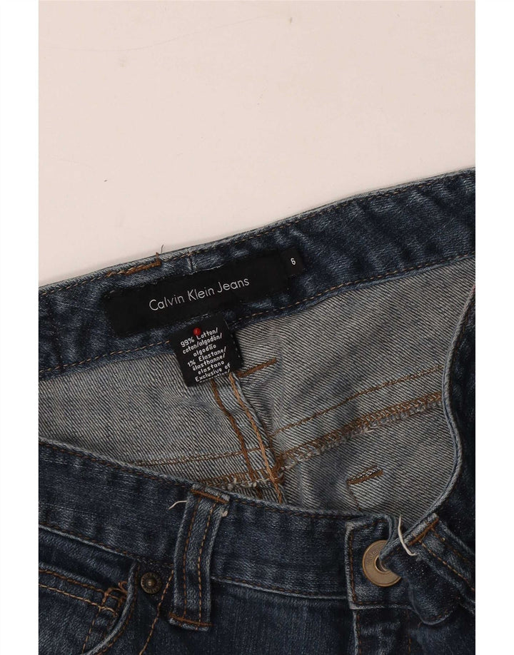 Blugi Calvin Klein pentru femei Bootcut US 6 Medium W30 L31 Blue Bumbac