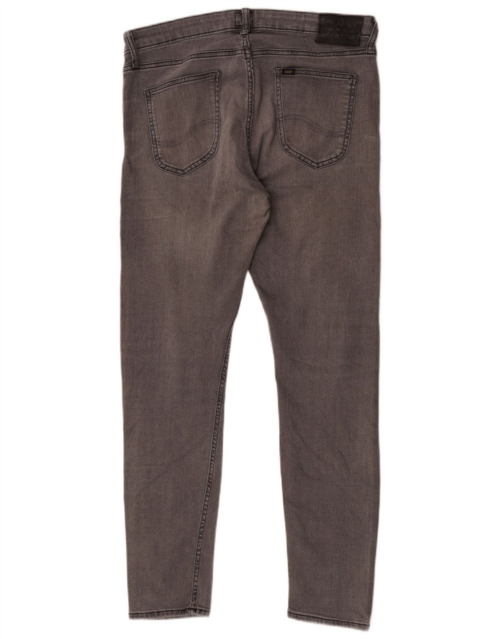 Blugi skinny Lee Malone pentru bărbați W34 L32 bumbac gri