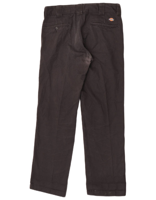 Pantaloni chino slim drepti pentru bărbați Dickies L32 L32 Poliester negru