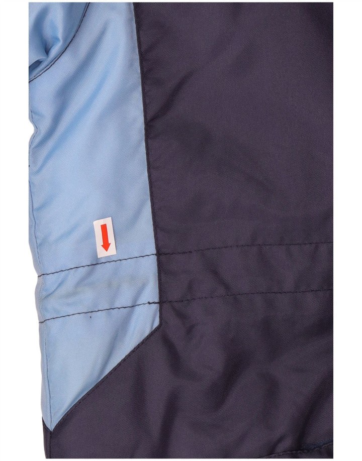 UMBRO Palton căptușit cu glugă pentru bărbați UK 38 Mediu Navy Blue Marine Colorblock