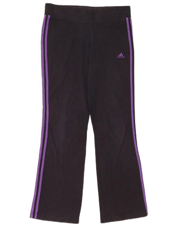Pantaloni de trening Adidas pentru femei UK 12 Medium Bluemarin Bumbac