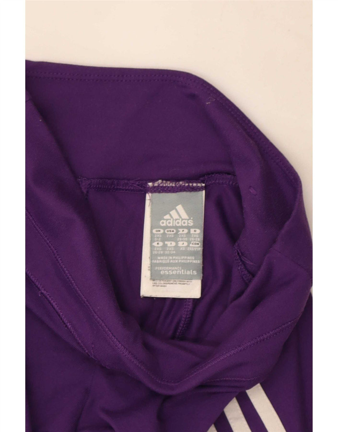 Adidas Womens Climalite Leggings UK 0/2 2XS Violet Poliester