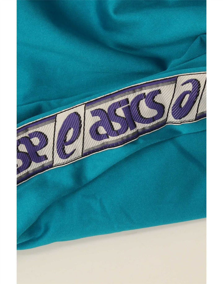 Pantaloni de trening grafic Asics pentru bărbați, albastru mediu, bloc de culoare