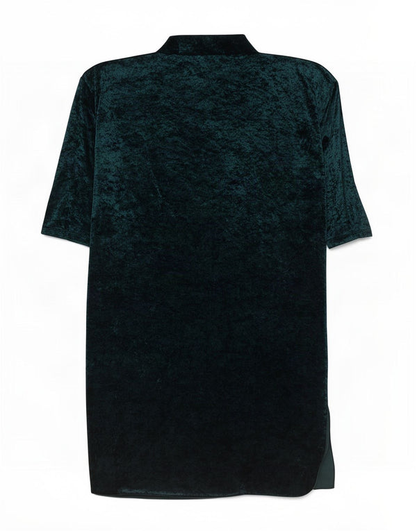 Rochie tunică din catifea pentru femei First Avenue, 18 XL, verde
