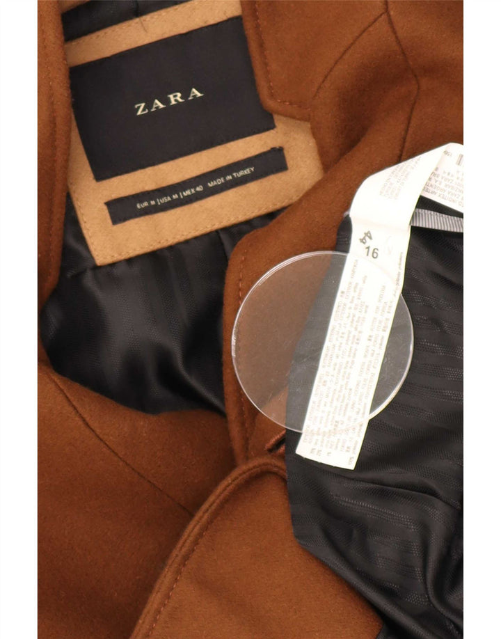 Pardesiu pentru bărbați Zara UK 38 Medium Beige Lână