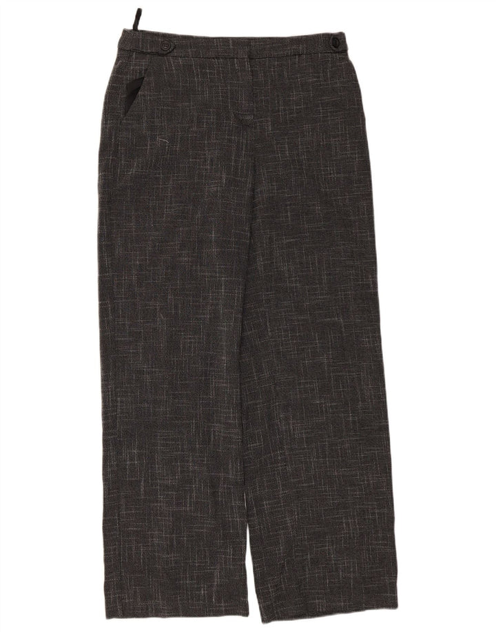 Pantaloni chino pentru femei Marks & Spencer UK 10 Small W30 L29 Gri Check