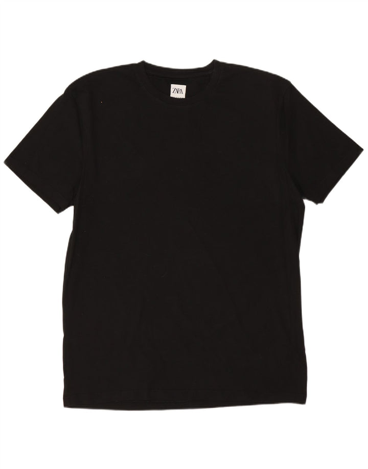 Tricou ZARA Bărbați Slim Fit Top XL Negru