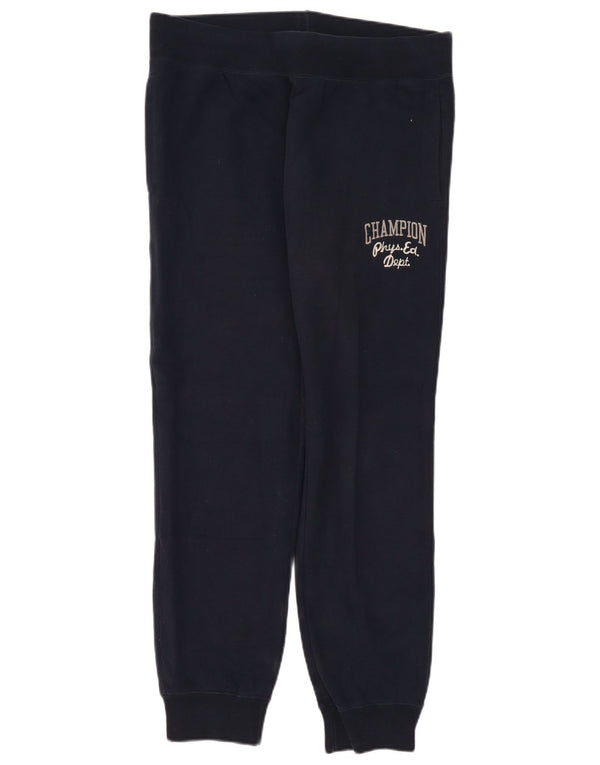 Pantaloni de trening grafic pentru bărbați Champion Pantaloni de jogging mari Bumbac bleumarin