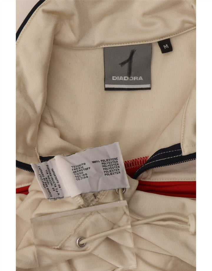 Jachetă de trening pentru femei DIADORA UK 14 Medium Off White Colorblock