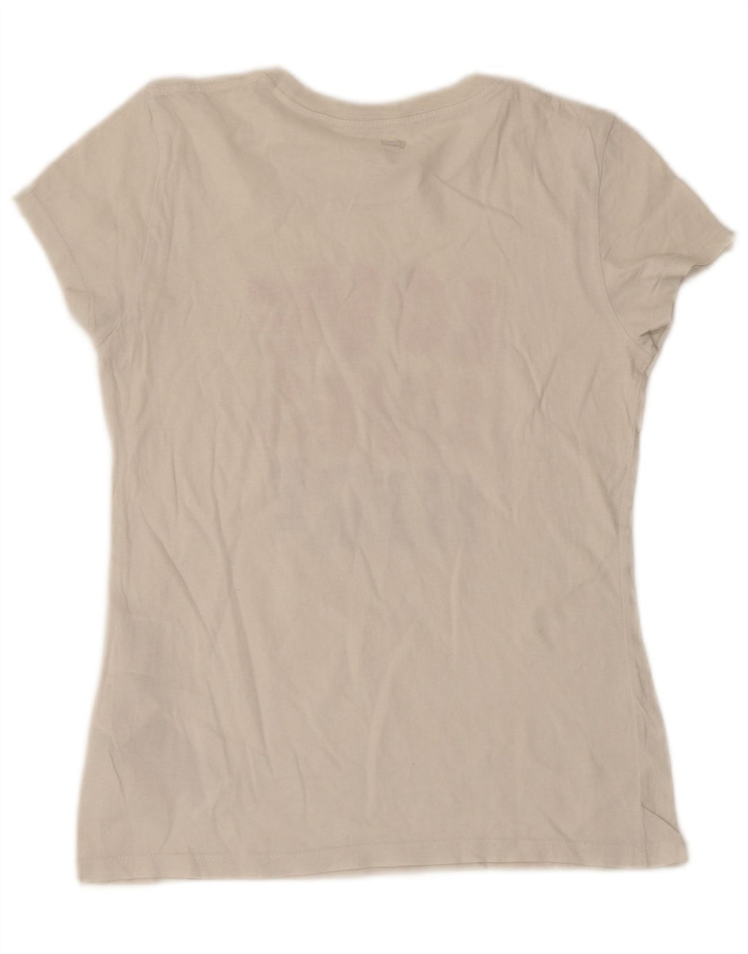 Tricou cu grafic Levi's pentru femei Top UK 8 Small Bumbac alb